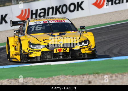 Motorsports: DTM gara di Hockenheim, Saison 2016 - 9. Caso di Hockenheim, GER, #16 Timo Glock (GER, BMW Team RMG, BMW M4 DTM) Foto Stock