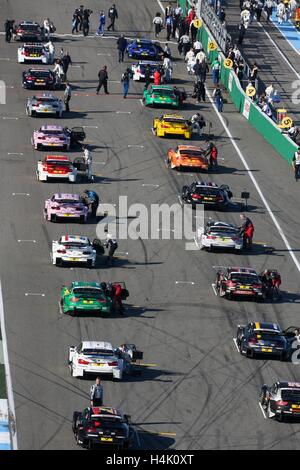 Hockenheim, Germania. Xvi oct, 2016. Motorsports: DTM gara di Hockenheim, Saison 2016 - 9. Caso di Hockenheim, GER/dpa/Alamy Live News Foto Stock