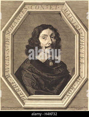 Jean Morin dopo Philippe de Champaigne, francese (c. 1600-1650), Pierre Maugis, incisione e attacco Foto Stock