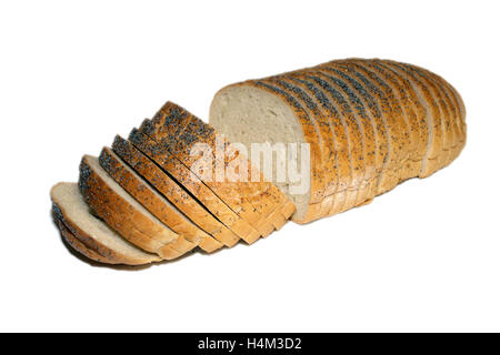 Fette di pane con semi Foto Stock