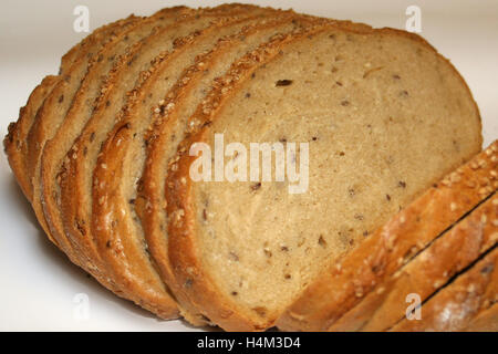 Insieme a fette di pane di grano Foto Stock