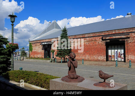 Red Brick Warehouse District, città di Hakodate, prefettura di Hokkaido, Giappone, Asia Foto Stock