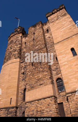 Il castello di mantenere, Newcastle upon Tyne, Regno Unito Foto Stock