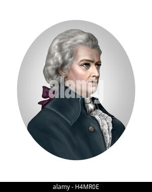 Wolfgang Amadeus Mozart, 1756-1791, compositore Foto Stock