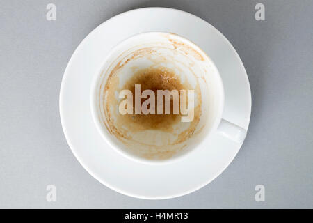 Svuotare tazza da caffè Foto Stock