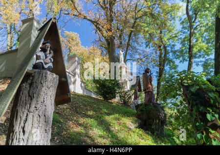 Legno di San Giovanni Nepomuceno Santuario, Naleczow, Polonia Foto Stock