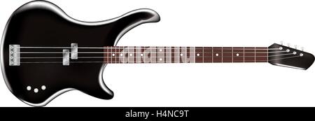 Chitarra elettrica bass Illustrazione Vettoriale
