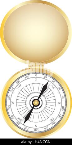 Compasso d'oro Illustrazione Vettoriale