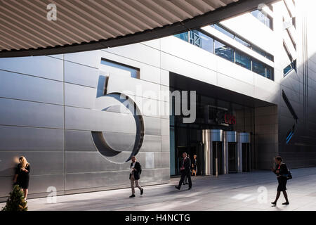 Broadgate Circle, Broadgate, City of London, England, Regno Unito Foto Stock