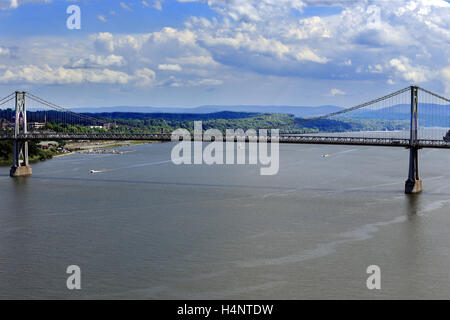 Mid-Hudson ponte sopra il fiume Hudson Poughkeepsie New York Foto Stock