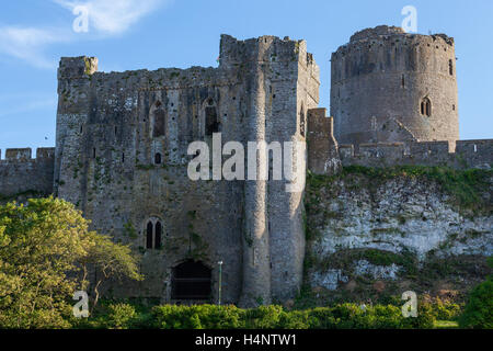 Pembroke Castle, Pembrokeshire, Wales, Regno Unito Foto Stock