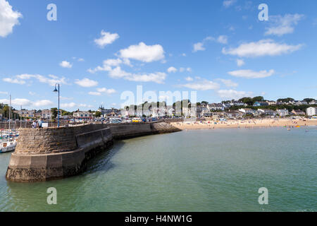 Saundersfoot Harbour Foto Stock