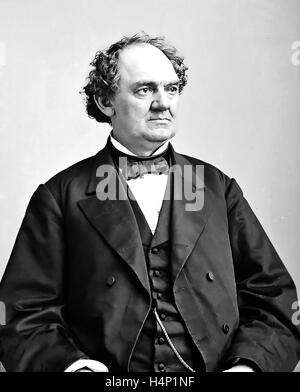 PHINEAS TAYLOR (P.T.) BARNUM (1810-1891) American showman e uomo politico circa 1855 Foto Stock