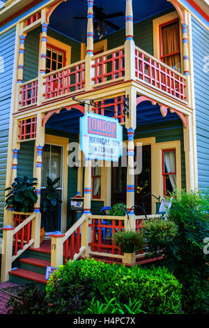 Il London Medical Spa su S 6th Street nel quartiere storico di Fernandina Beach City in Florida Foto Stock