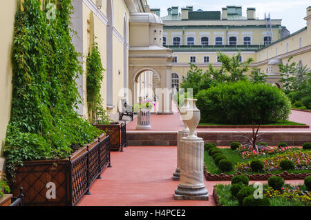 SAINT PETERSBURG, Russia - Feb 24, 2015: interno del giardino di Stato Hermitage, un museo di arte e cultura Foto Stock