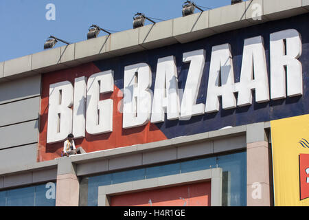 A Big Bazaar shopping mall,Ahmedabad,Gujurat,l'India,l'Asia, Foto Stock