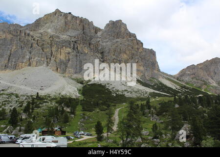 Alto Adige, Dolomits, Passo Falzarego, paesaggio, montagna Foto Stock