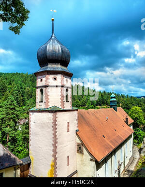 Maria in der Tanne chiesa vicino a Triberg im Schwarzwald nella Foresta Nera in Germania Foto Stock