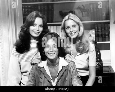 CHARLIE'S ANGELS ABC serie TV 1976-1981. Cast per le stagioni 2 &3 da sinistra: Jaclyn Smith e Kate Jackson, Cheryl Ladd Foto Stock