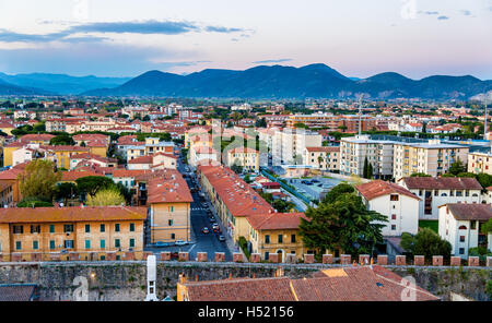 Vista di Pisa dalla torre - Italia Foto Stock