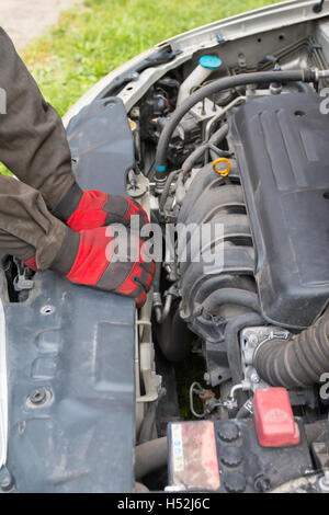 Controllo del motore Foto Stock