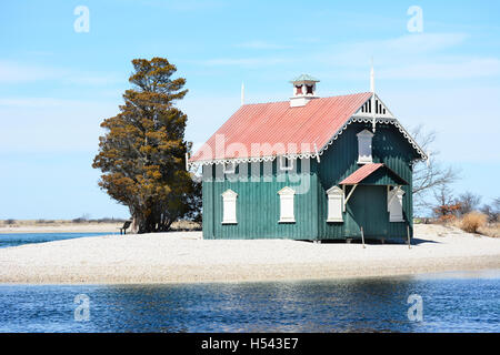 Gamecock Cottage, Prato Ovest delle zone umide, Stony Brook, Long Island, NY Foto Stock