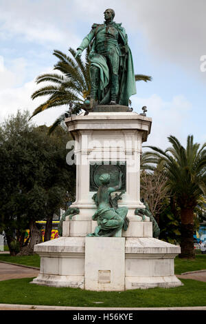 Statua di Andre Massena, monumento, Nizza Côte d'Azur, in Francia, in Europa Foto Stock