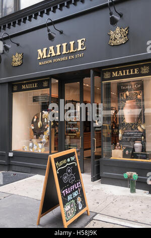 Gourmet Maille Fruttivendolo, NYC, STATI UNITI D'AMERICA Foto Stock