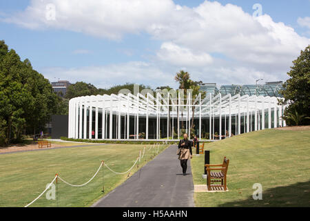 Calice mostra edificio inaugurato nel 2016 a Sydney Royal Botanic Gardens nel centro della città ,l'Australia Foto Stock