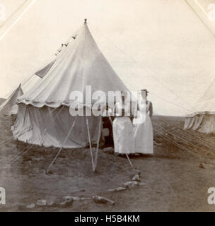 Il campo di Vredefort era un campo militare in Sudafrica, fondato intorno al 1901, probabilmente durante la seconda guerra anglo-boera. Riflette la presenza militare e il contesto storico del periodo. Foto Stock