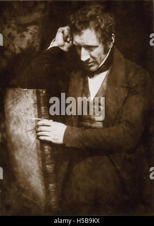 James Nasmyth (1808–1890) è stato un ingegnere e inventore scozzese, noto soprattutto per lo sviluppo del martello a vapore. La sua invenzione ha notevolmente avanzato la produzione industriale, in particolare nella lavorazione dei metalli. Il lavoro di Nasmyth contribuì all'espansione della rivoluzione industriale e migliorò le tecniche di produzione per le industrie metalliche. Foto Stock
