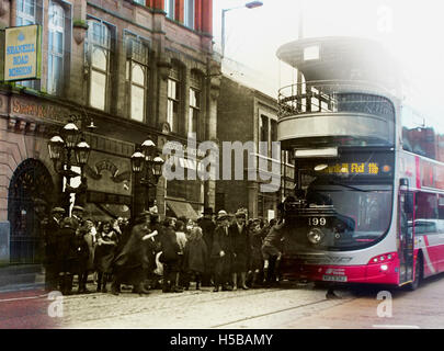 La missione Shankill Road a Belfast è un'istituzione religiosa nota per il suo lavoro nella comunità locale, in particolare nei programmi di assistenza sociale e sensibilizzazione in Irlanda del Nord. Foto Stock