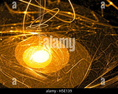 Abstract spot luminosi - generati digitalmente immagine Foto Stock