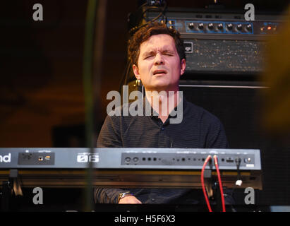 Prerov, Repubblica Ceca. Xx oct, 2016. Il tastierista Jan Ales di Celula New York aprire la trentatreesima Jazz Fest Prerov, Repubblica ceca, 20 ottobre 2016. © Ludek Perina/CTK foto/Alamy Live News Foto Stock