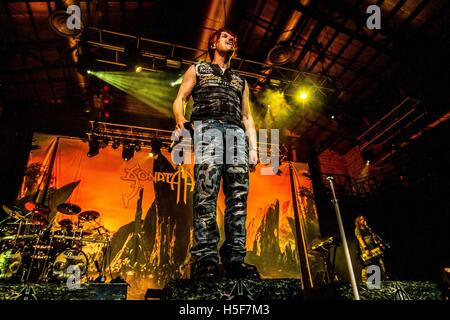 Milano, Italia. Xx ottobre 2016. i Sonata Arctica suona dal vivo all'Alcatraz di milano, Italia, il 20 ottobre 2016 credit: mairo cinquetti/alamy live news Foto Stock