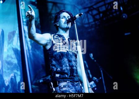 Milano, Italia. 20 ottobre, 2016. Sonata Arctica suona dal vivo all'Alcatraz di Milano, Italia, il 20 ottobre 2016 Credit: Mairo Cinquetti/Alamy Live News Foto Stock