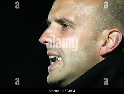 Paolo Tisdale - Manager - Exeter City - Conferenza Nazionale - 03/10/2006 Foto Stock