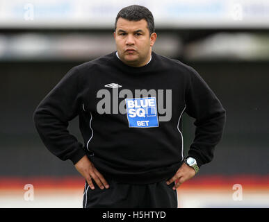 Thurrock manager Hakan Hayrettin - Thurrock vs Atletico di Fisher - Blue Square South a nave Lane - 03/11/07 Foto Stock