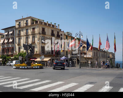 Piazza Tasso a Sorrento, Italia Foto Stock