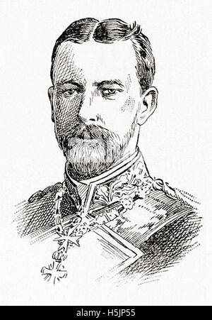 Prinz Albert Wilhelm Heinrich von Preussen o il Principe Enrico di Prussia, 1862 - 1929. Fratello minore di imperatore tedesco Guglielmo II e un principe di Prussia. Foto Stock