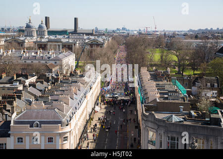 Immagine di Greenwich centro città nel sud est di Londra Foto Stock