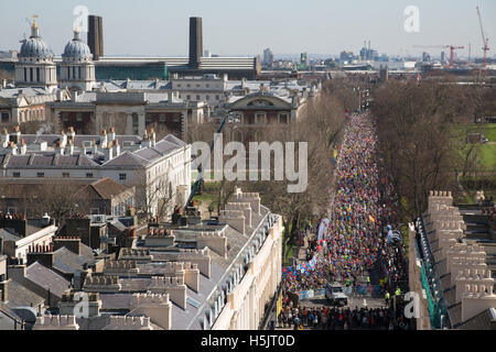 Immagine di Greenwich centro città nel sud est di Londra Foto Stock