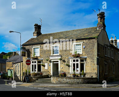 Il Castle Inn, Bakewell, Derbyshire, in Inghilterra, Regno Unito Foto Stock