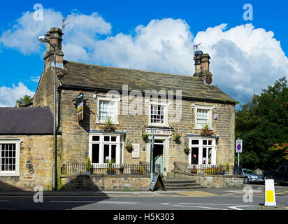 Il Castle Inn, Bakewell, Derbyshire, in Inghilterra, Regno Unito Foto Stock