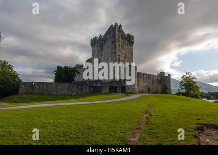 Castello di Ross Killarney Foto Stock