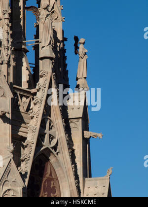 COLUMBUS colonne corinzie BARCELLONA SPAGNA Foto Stock