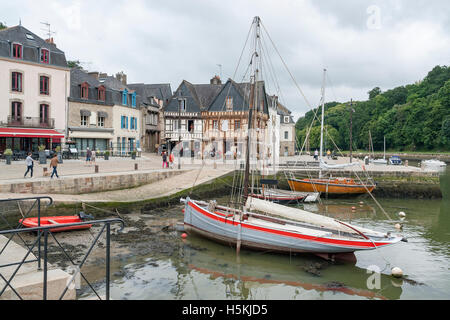 Scenario in una città francese di nome Auray situato nel dipartimento di Morbihan, in Bretagna Foto Stock