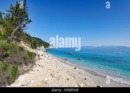 Afales Bay a Itaca Island, Grecia Foto Stock