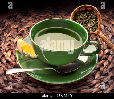 tè verde Foto Stock