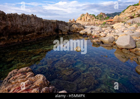 09 ott 2016 - appendere la Rai, Vinh Hy, Ninh Thuan Foto Stock